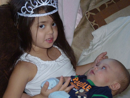 Princess Yaya and her little brother