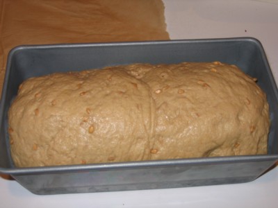 Shape and place in loaf pan