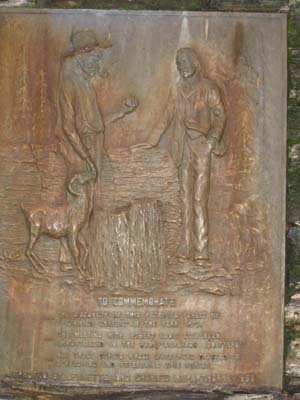 Plaque in the Petrified Forest