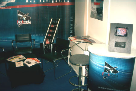 Left view of the booth