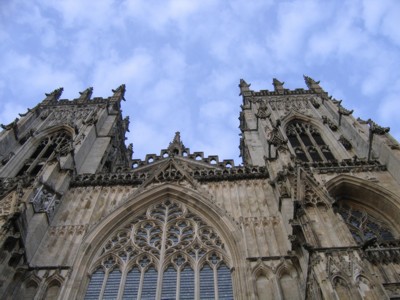 Looking up to the Minster
