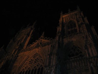 York Minster at night