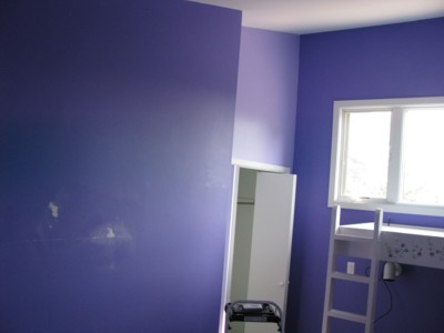 Seriously purple walls