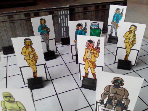 Now you can have running firefights with Rebel paperminis!