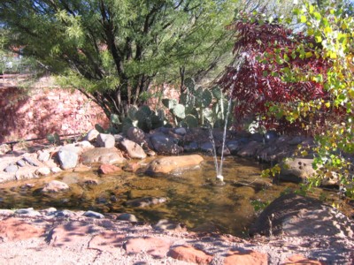 Small fountain by the Visitor Center