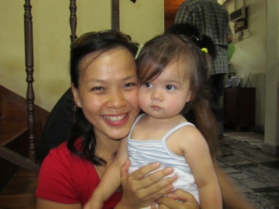 Mei Chin and gorgeous little Immie