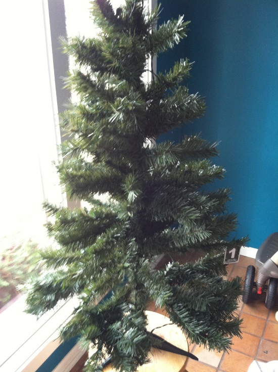 Christmas tree assembled!