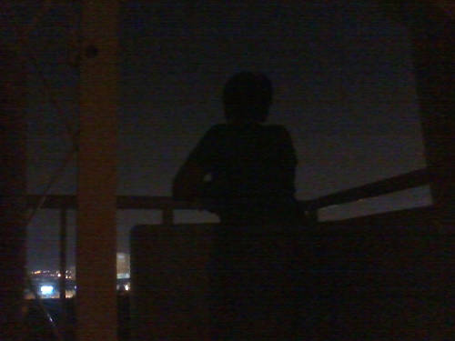 Silhouette of the boy