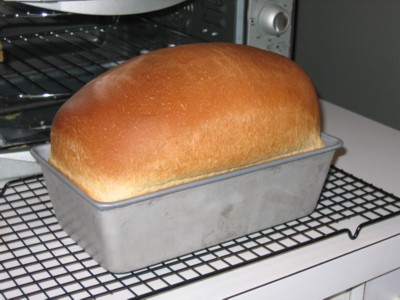30-minute bread, baked