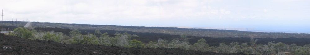 Lava Plains and road
