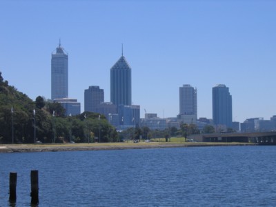 Perth Skyline from the Swan Brewery