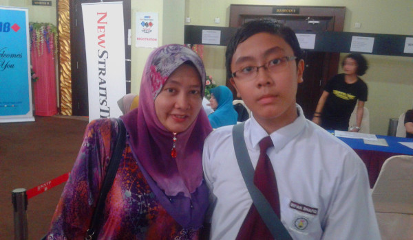 Irfan with Mom