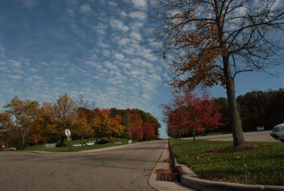 Miami University at Middletown campus in the fall