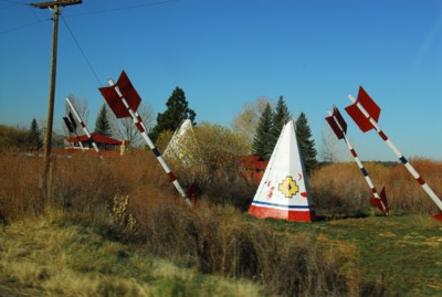 Tepees and giant Arrows