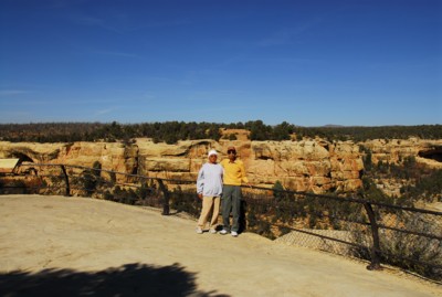 Mak and Abah at Navajo Canyon Overlook