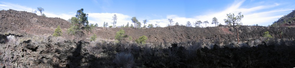 Rugged lava landscape