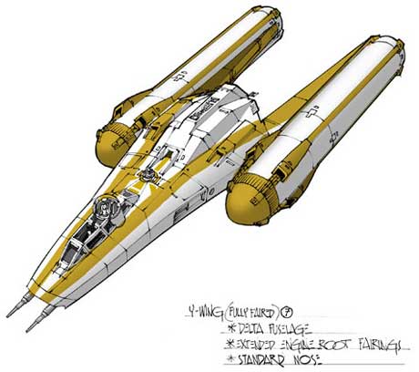Fully-faired Y-wing