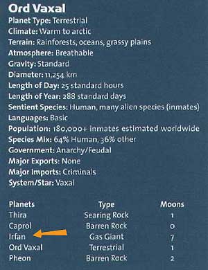 Ord Vaxal planet description