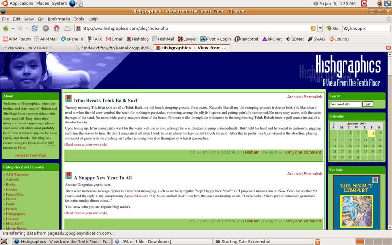 Hishgraphics on Ubuntu