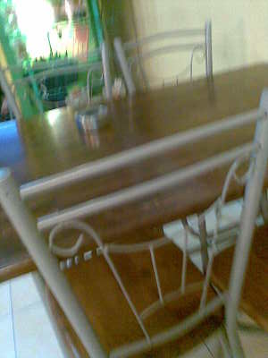 Chairs at the next table