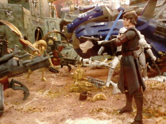 "Captain Rex! Why is this planet's topsoil made of hamster cage litter shavings?"