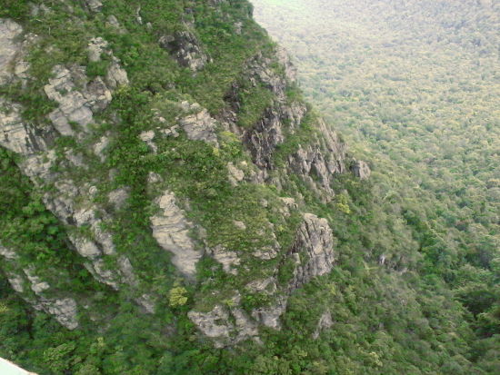 The terrain below Top Station
