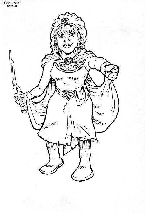 Female Enfri Wizard