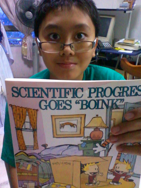 He will learn the scientific method from this book