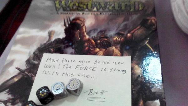 Westward cover and dice