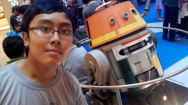 Now here's a fiesty droid