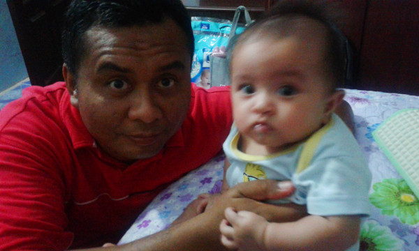 Rania with uncle