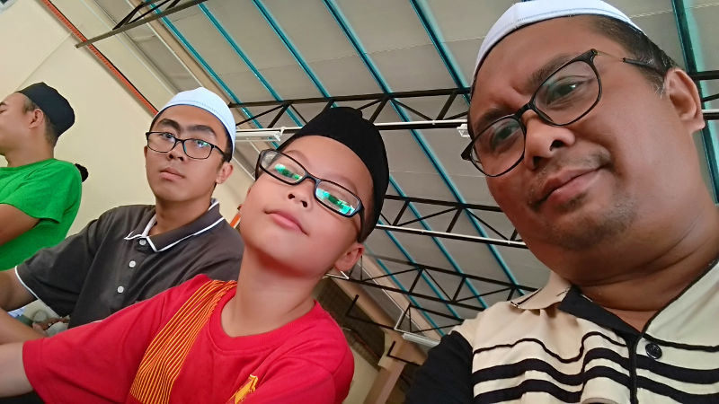 Irfan, Aiman and I