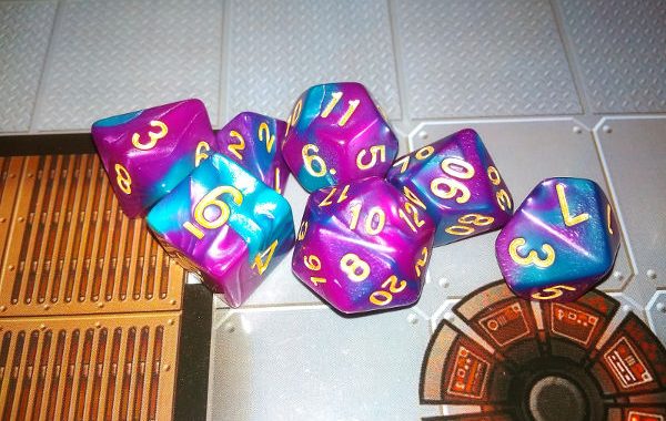 Purple-Blue dice