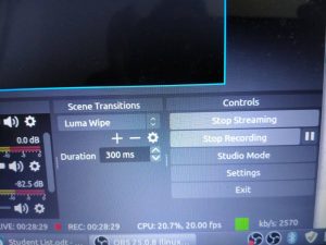 Options and features of OBS