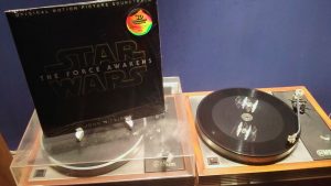 The Force Awakens vinyl with hologram