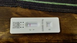 COVID-19 test kit says were were not infected